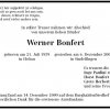 Bonfert Werner 1939-2009 Todesanzeige